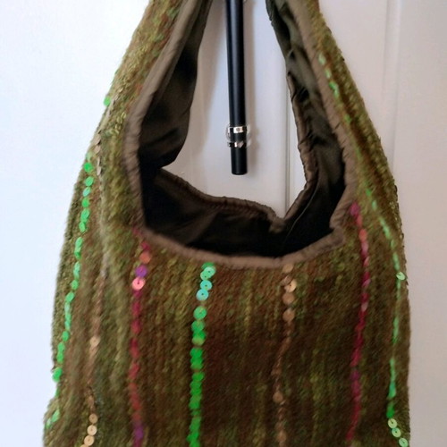 Vintage shoulder bag with sequins like new