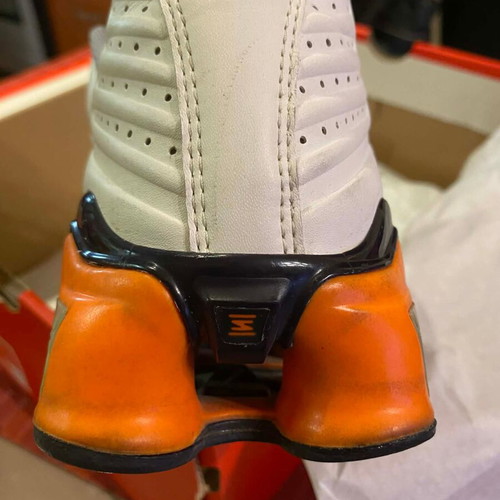 Nike Shox O'Leven sneakers, white and orange, EU 45 / US 11