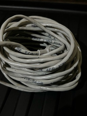 Ethernet cable 10m used functional in moderate condition