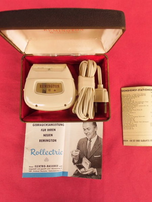 Remington Rollectric ξυριστική μηχανή δεκαετίας '50 σε πλήρη λειτουργία