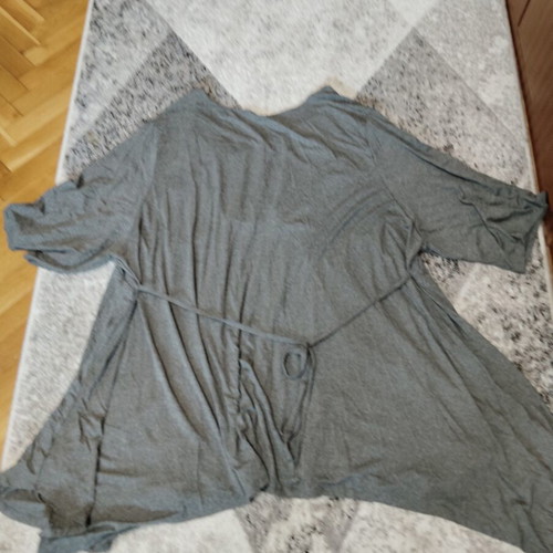 Grey tunic dress, plus size