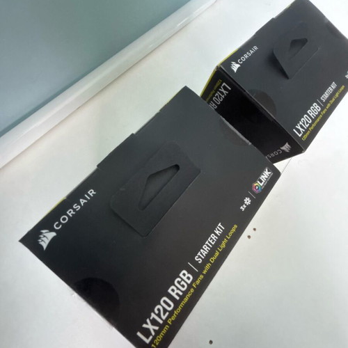 Corsair fans new set of 3 pcs 120mm RGB