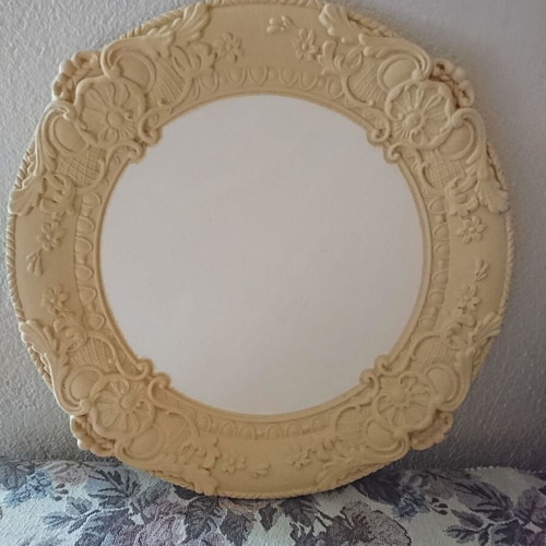 MDF tray new with vintage carved design 34 cm