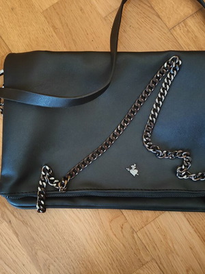 SugarFree black shoulder bag like new with two straps