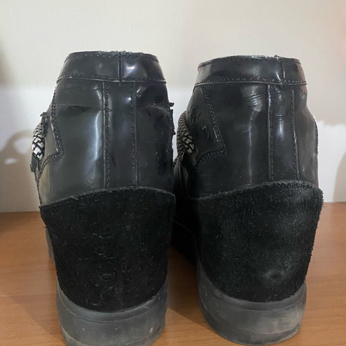 Armani Exchange hidden heel boots size 39 used black