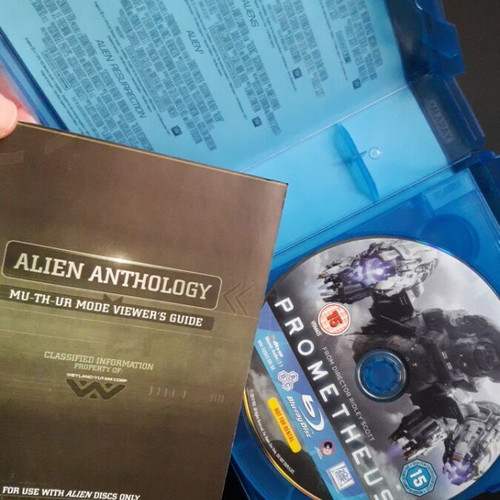 Prometheus to Alien The Evolution Blu-ray set limited edition, like new