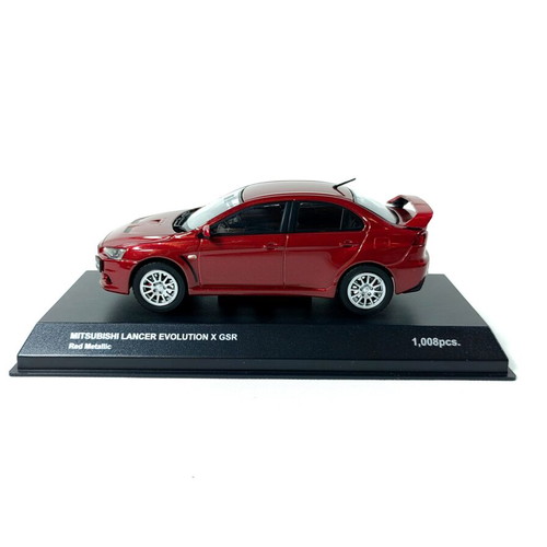 Mitsubishi Lancer Evolution X GSR 1:43 Diecast Model Red Metallic
