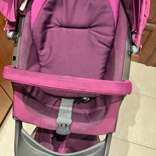 Stokke stroller used, complete with carrycot and accessories