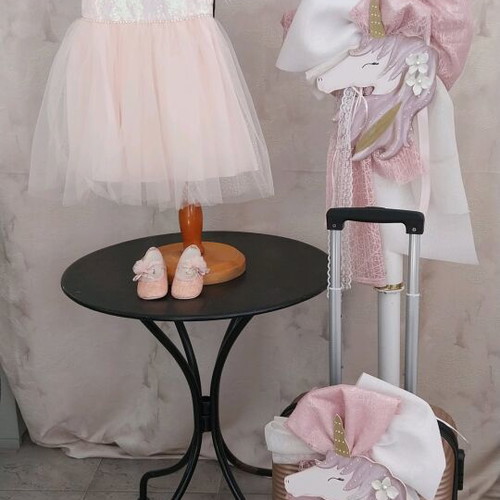 Simple baptism set 8 months to 2.5 years with glitter and sequins