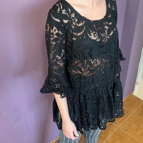 Nidodileda blouse like new, black one size