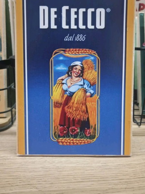 Wooden decorative with old advertisements like new