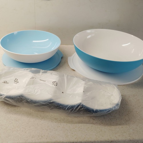 Alegra Set with 1.5L and 3.5L Bowls and Snack Container new
