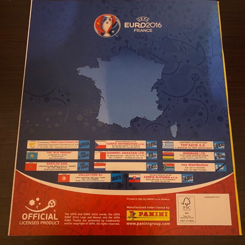 Panini EURO 2016 and Europe's Champions 2016-2017 Albums
