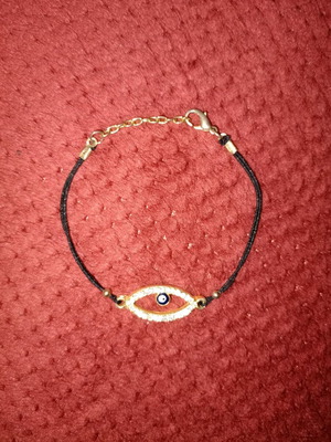Bracelet with evil eye like new