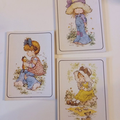 Panini Sarah Kay stickers 80s like new, set of 3