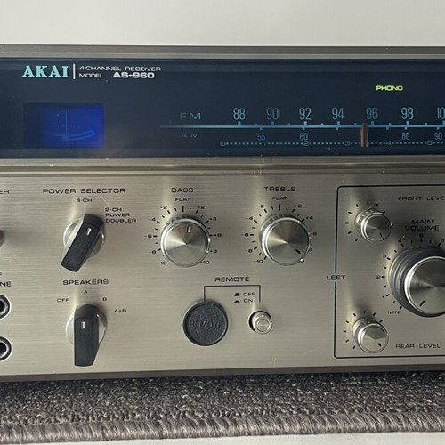 Akai AS-960 4 Channel Quadraphonic Hi-Fi Receiver used