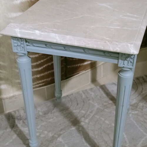Side tables used with marble tops, set of 2