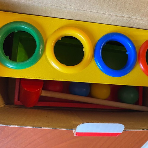 Rolling Ball Toy new with hammer