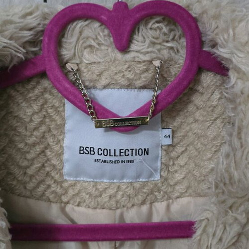 BSB draped coat beige like new