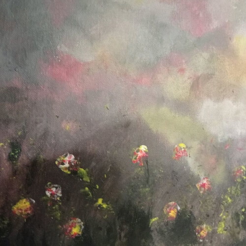 Romantic Handmade Painting New