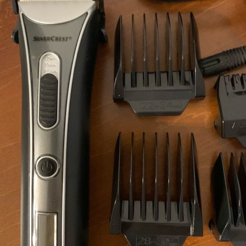 Hair and beard clippers used, corded