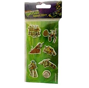 10 τεμάχια Παιδικά αυτοκόλλητα καρτέλλα stickers 3-d turtles 02065 green