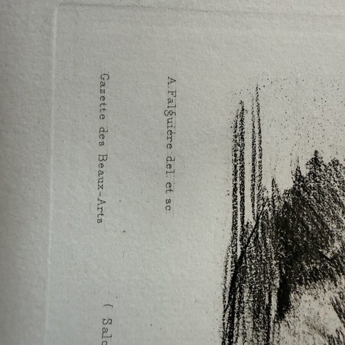 Engraving used, old authentic, 19 x 28 cm