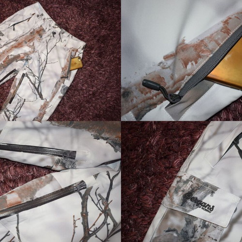 Bergans Grotli Insulated Lady Pants like new, size M, white and brown