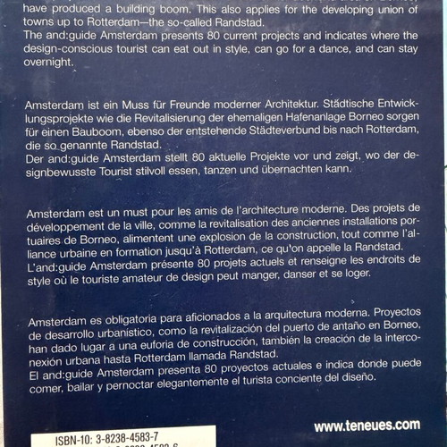 Amsterdam: Architecture & Design book like new, English
