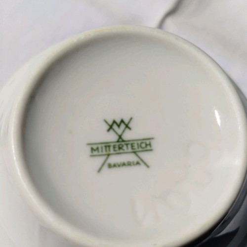 Vintage Mitterteich Bavaria sugar bowl from the 70s in excellent condition