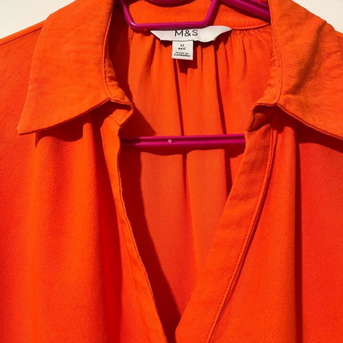 Marks & Spencer Orange Shirt Like New