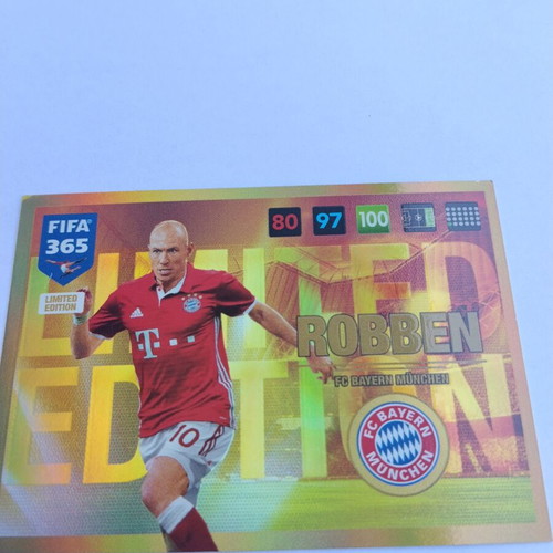 Panini FIFA 365 2017 Limited Edition Card Robben
