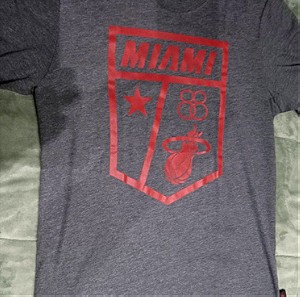 Adidas NBA Miami Heat warmup t-shirt
