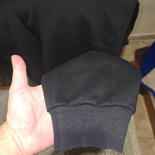 Men's tracksuit used, black, size L