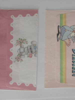 Used envelopes for correspondence