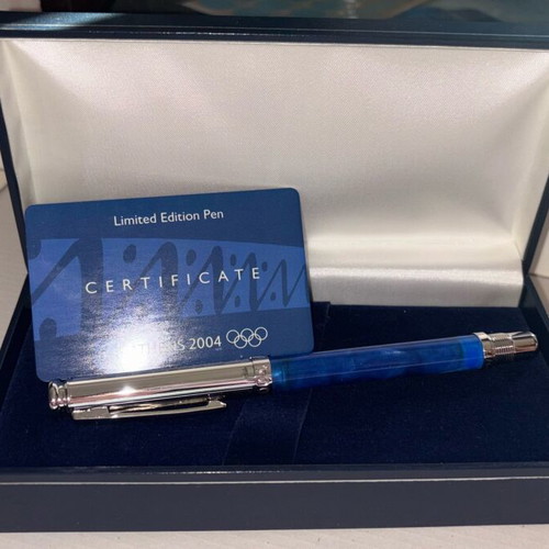 Caran d’Ache pen collectible Athens 2004 silver 925 new