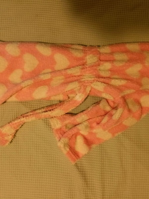 Children's bathrobe like new for girl aged 5-6
