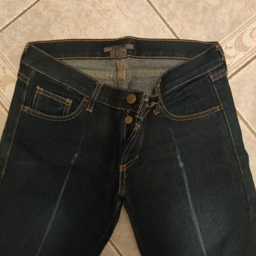 Bootcut jeans like new, blue, sizes S and M