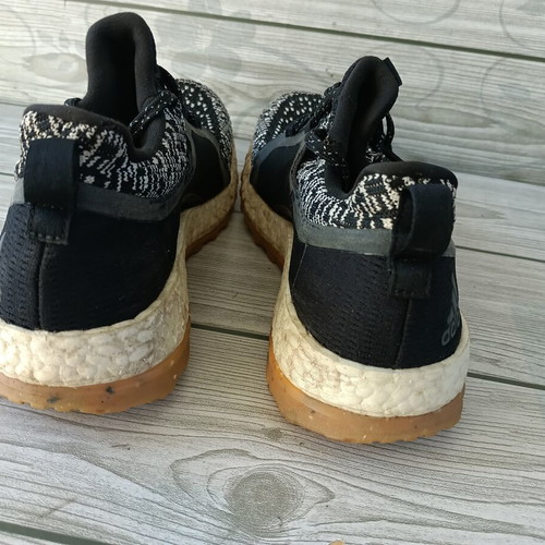 Adidas Pure Boost X sneakers used, size 37.5, black and gray