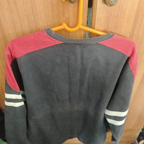 Sport Men Athletic XL 100% Cotton shirt used, gray and red