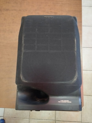 Sony speaker used with wood wear