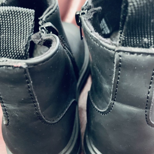 Zara leather boots and Reflex rain boots set like new, sizes 26 & 27