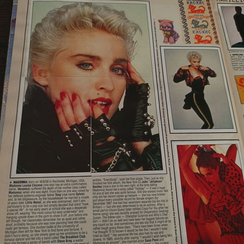 Panini album Smash Hits 1988 used, complete with poster