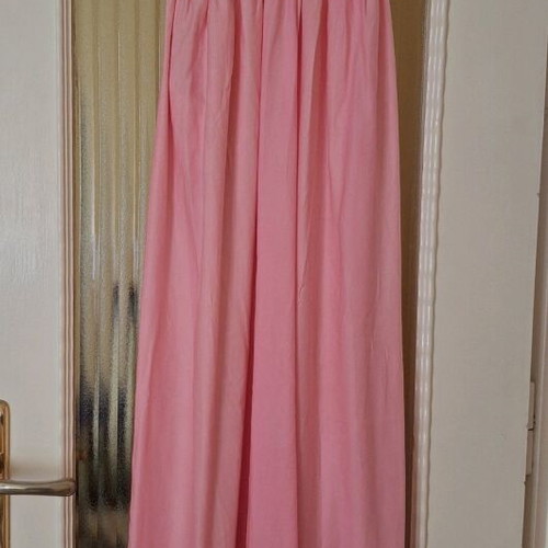 Devotion silk maxi dress small like new, pink, 60% silk 40% cotton