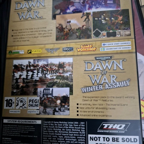 Dawn of War The Complete Collection used, PC action game