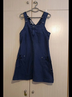 Attrattivo denim dress salopette like new, size XL