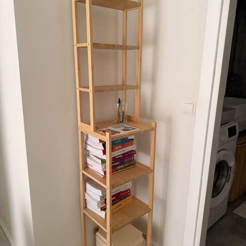 IKEA bathroom shelf unit