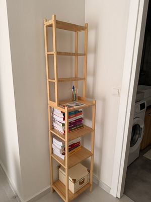 IKEA bathroom shelf unit