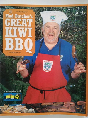 Mad Butcher's Great Kiwi BBQ cookbook like new