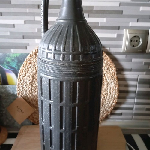 Kanata with glass inside for tsipouro used